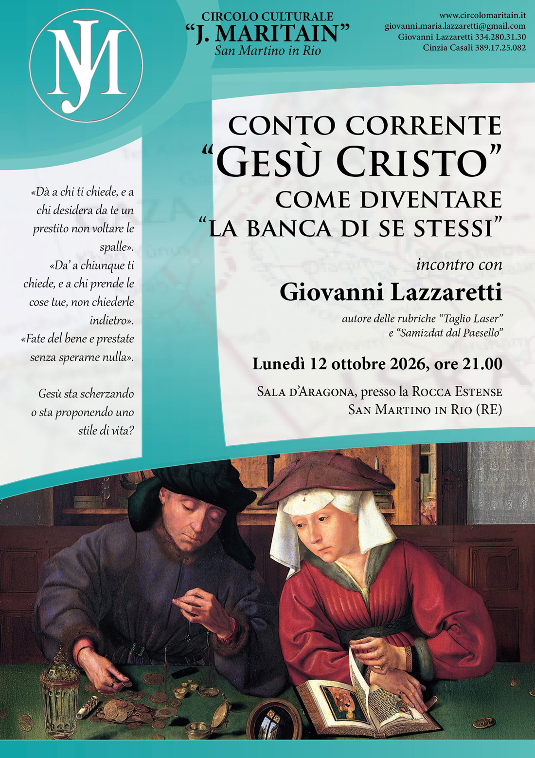 Conto corrente 'Ges&ugrave; Cristo': come diventare 'la banca di se stessi'